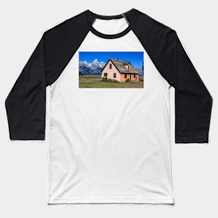 House in Mormon Row Baseball T-Shirt